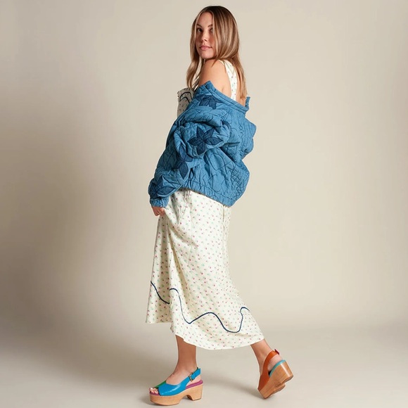 New! CHARLOTTE STONE Cedric Colorblock Platform Sandals Clogs in Cabana - Picture 7 of 16